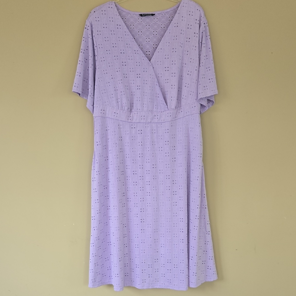 BloomChic Lilac Midi Dress